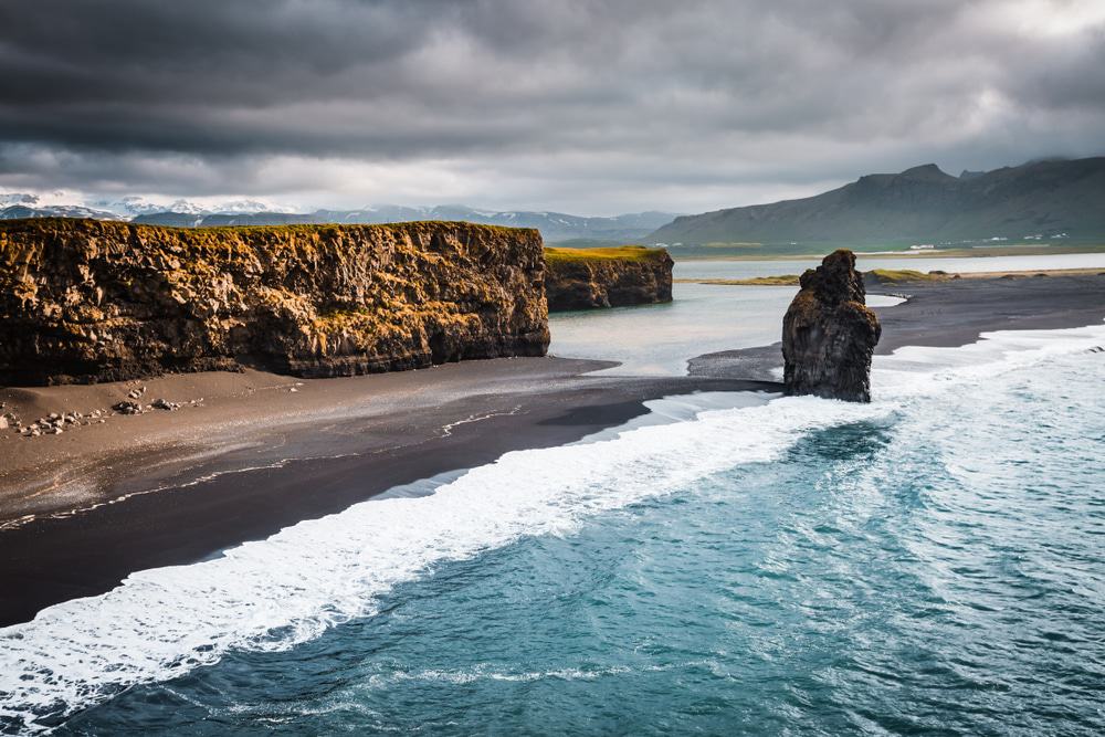 Playa de Kirkjufjara, Islandia