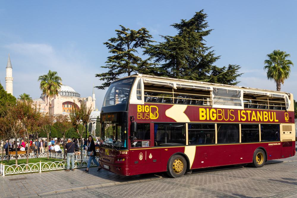 Autobús turístico en Estambul