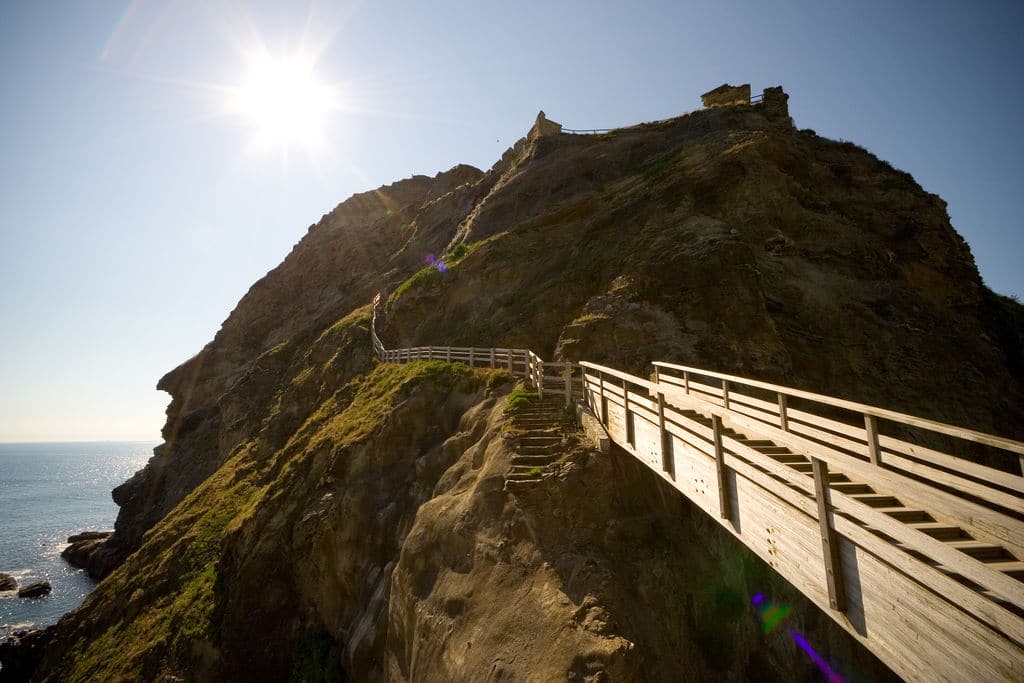 Escalera al Castillo de Tintagel