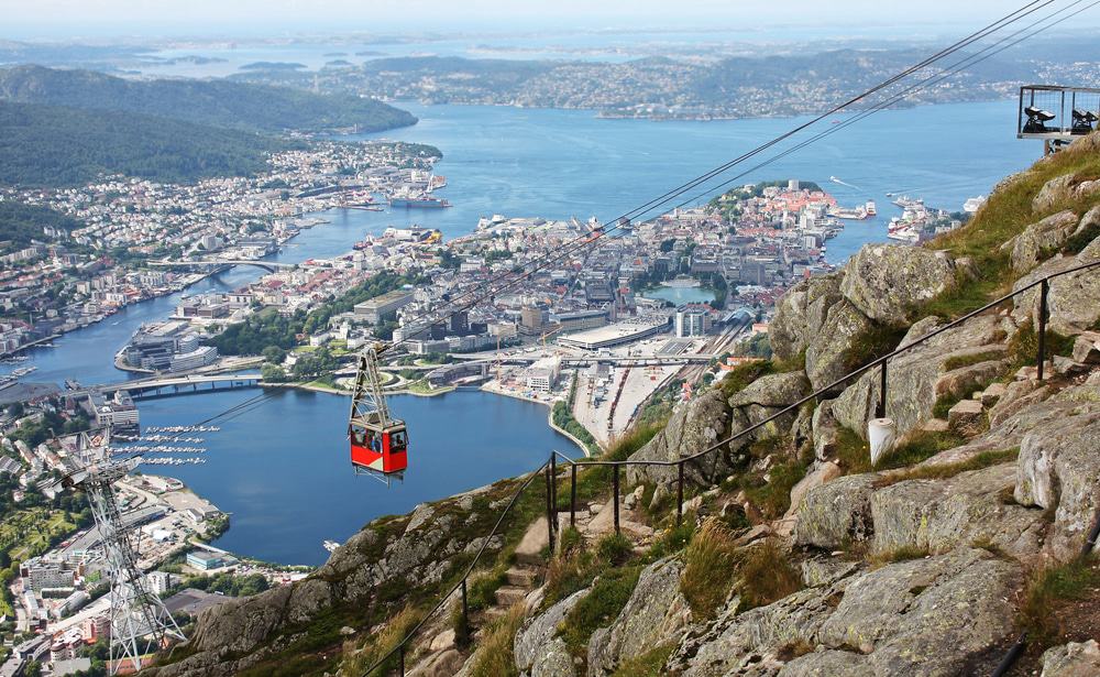 Monte Ulriken, Bergen, Noruega