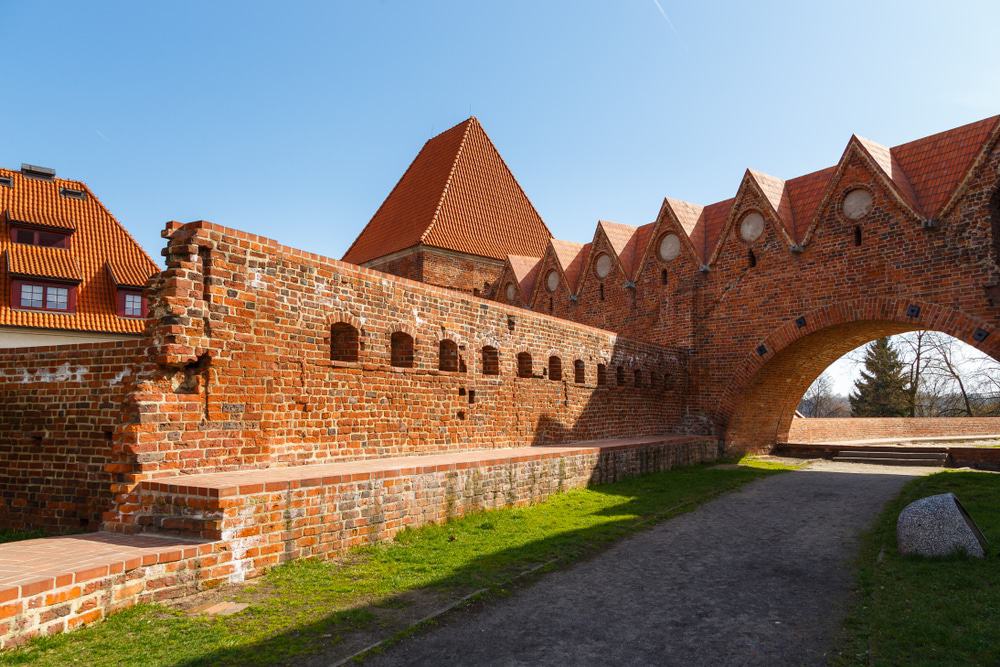 Ruinas del castillo teutónico, Torun, Polonia